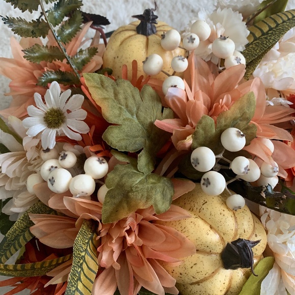 Thanksgiving Fall Floral Centerpiece - Picture 6 of 7